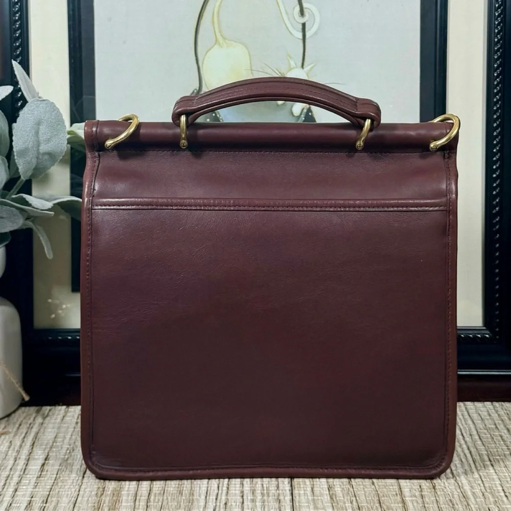 ❤️SOLD❤️Vintage Coach Mahogany Willis Bag 9927 Pristine - Picture 5 of 12